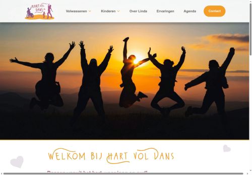Screenshot van hartvoldans.nl