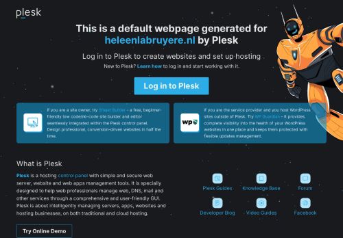 Screenshot van heleenlabruyere.nl
