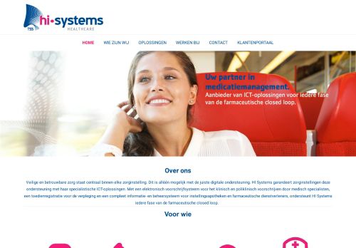 Screenshot van hi-systems.nl