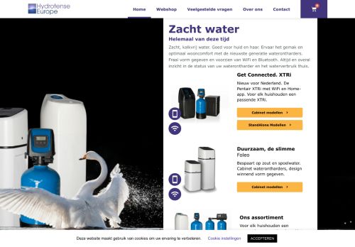 Screenshot van hydrotense-waterontharders.nl