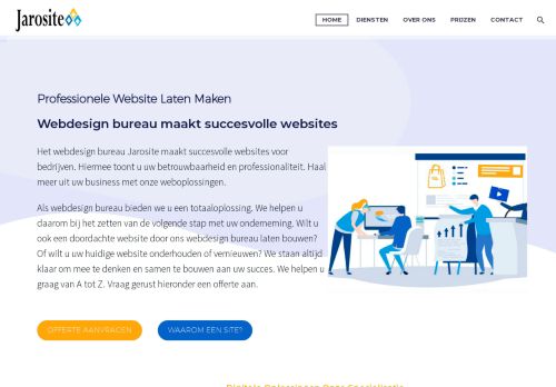 Screenshot van jarosite.nl