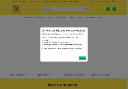 Screenshot van jumpfunypenburg.nl