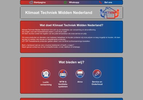 Screenshot van ktmn.nl