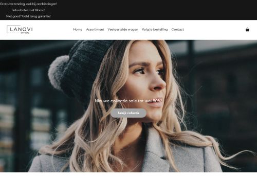 Screenshot van lanovi.nl