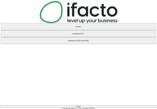 Screenshot van leeuwbouw-qa.scanapp.ifacto.eu