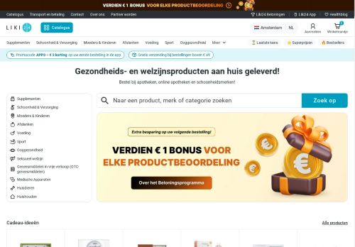 Screenshot van liki24.nl
