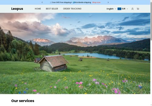 Screenshot van lioepus.shop
