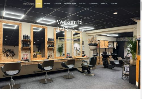 Screenshot van lshairlounge.nl