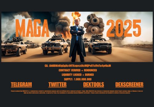 Screenshot van maga2025.net