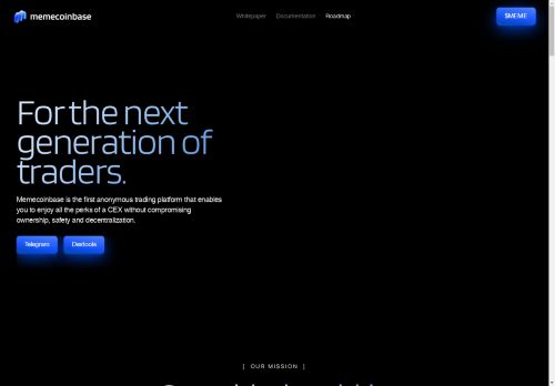 Screenshot van memecoinbase.io