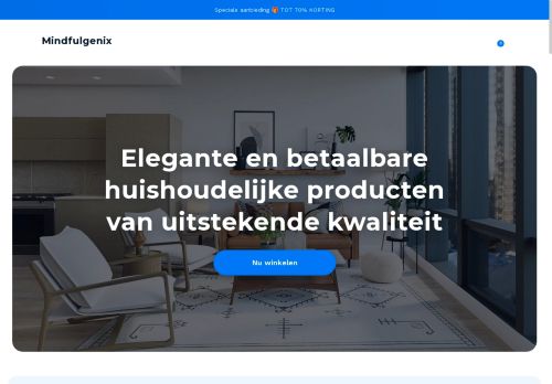 Screenshot van mindfulgenix-nl.myecomstore.net