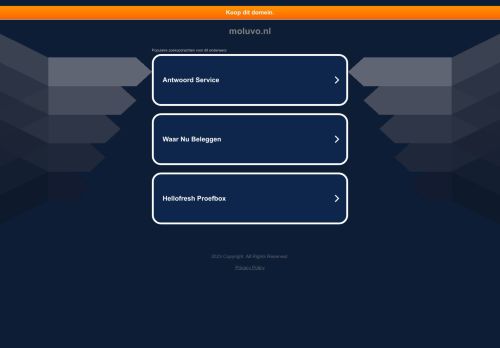 Screenshot van moluvo.nl