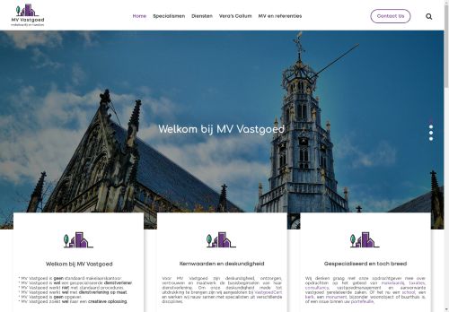 Screenshot van mvvmt.nl