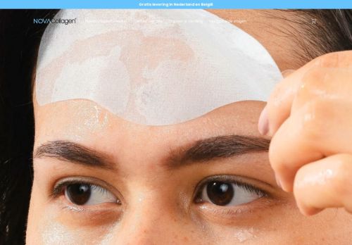 Screenshot van novacollagen.nl