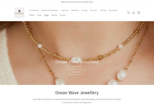 Screenshot van oceanwavejewellery.com.co