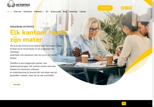 Screenshot van octoffice.be