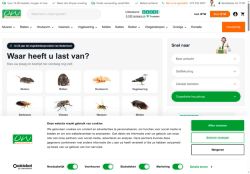 Screenshot van ongediertewinkel.nl