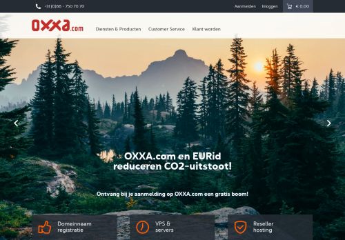 Screenshot van oxxa.com