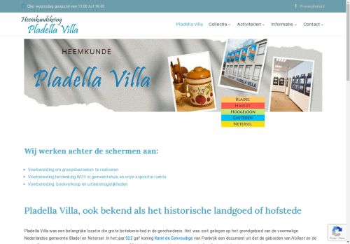 Screenshot van pladellavilla.nl