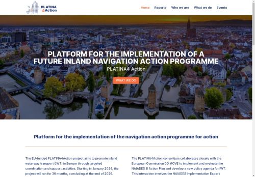 Screenshot van platina4action.iwtprojects.eu