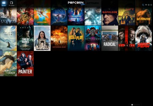 Screenshot van popcorntimeonline.xyz