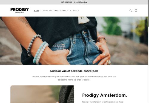 Screenshot van prodigy-amsterdam.nl