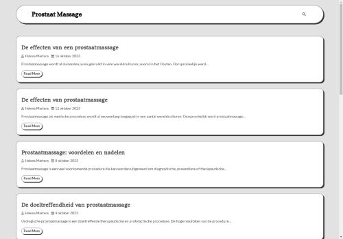 Screenshot van prostaat-massage.nl