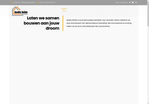 Screenshot van qualitybuilds.nl