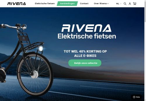 Screenshot van rivena.nl