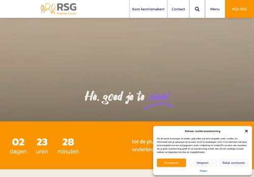 Screenshot van rsgslingerboslevant.nl