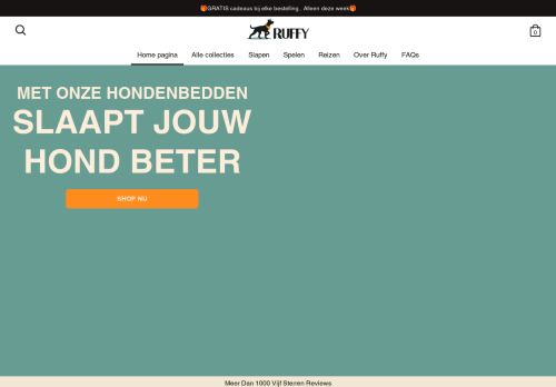 Screenshot van ruffy.nl