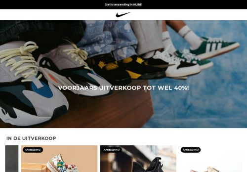 Screenshot van schoenendeals.shop