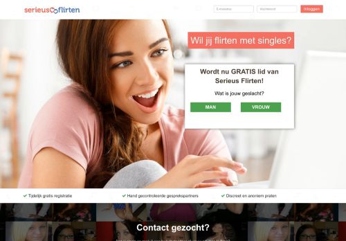 Screenshot van serieusflirten.nl