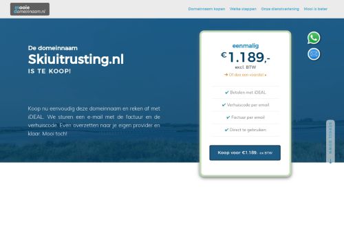 Screenshot van skiuitrusting.nl