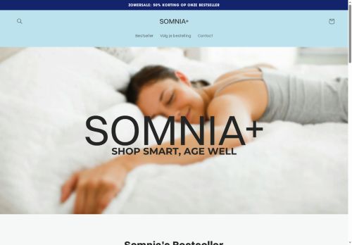 Screenshot van somnia-sleep.nl