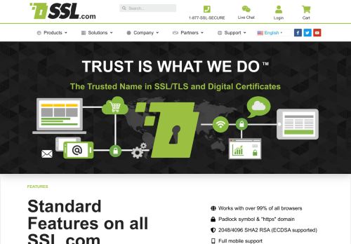 Screenshot van ssl.com