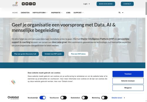 Screenshot van stratics.be