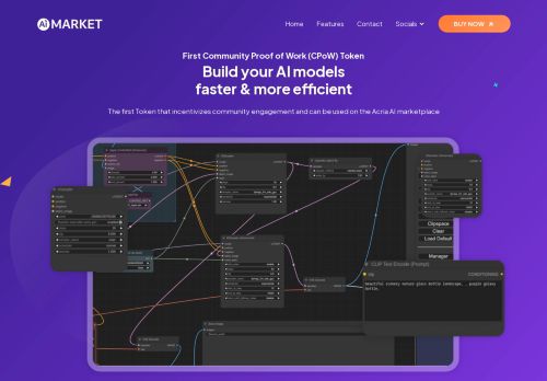 Screenshot van token.acria.ai