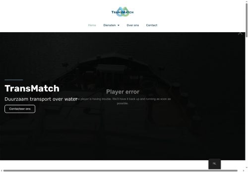 Screenshot van transmatch.be