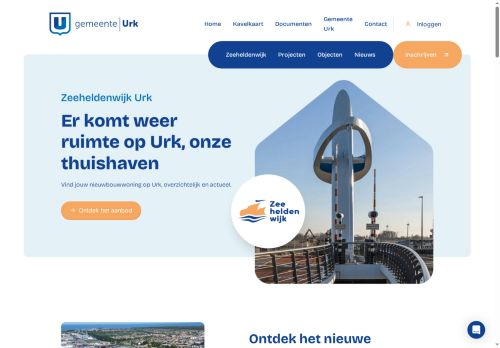 Screenshot van urk.nieuwbouwers.nl