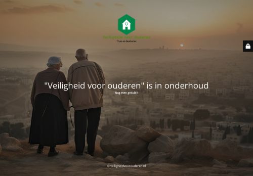 Screenshot van veiligheidvoorouderen.nl