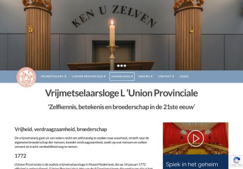 Screenshot van vrijmetselarijgroningen.nl