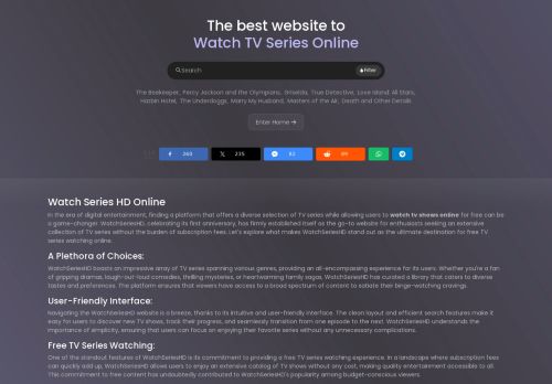 Screenshot van watchserieshd.mx