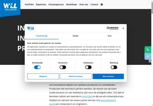 Screenshot van welldesign.com
