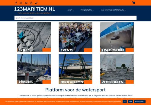 Screenshot van 123maritiem.nl