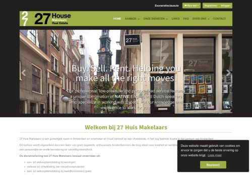 Screenshot van 27huis.nl