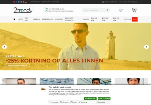 Screenshot van 2trendy.nl
