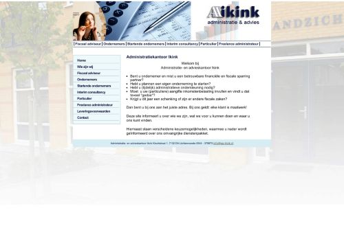 Screenshot van aa-ikink.nl