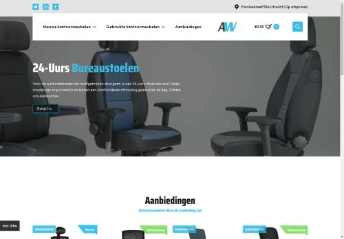 Screenshot van activework.nl