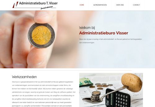 Screenshot van administratieburovisser.nl